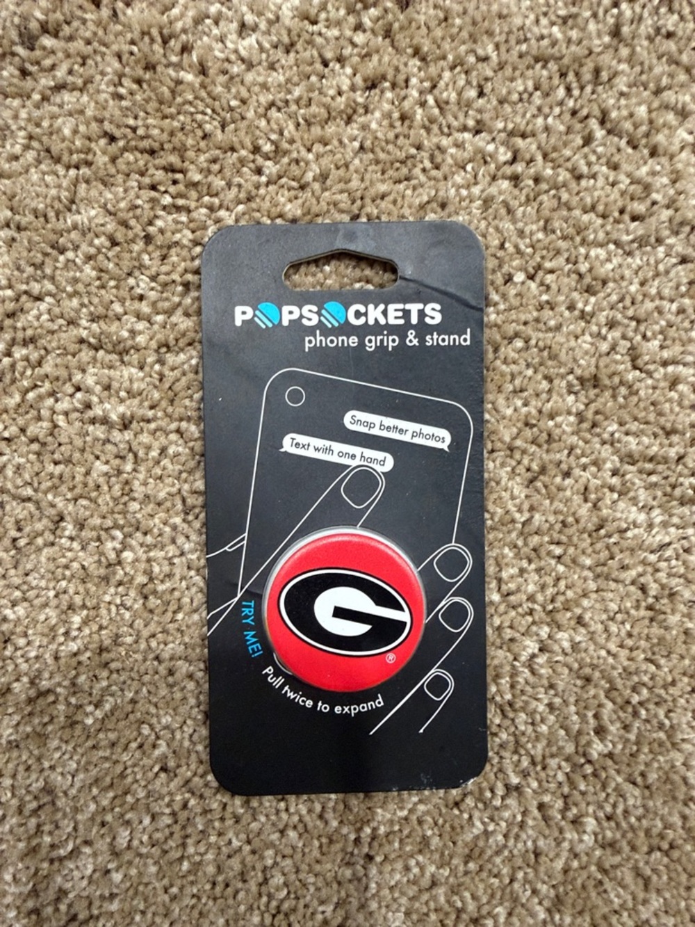 PopSocket Phone Grip & Stand with University Logo - Red